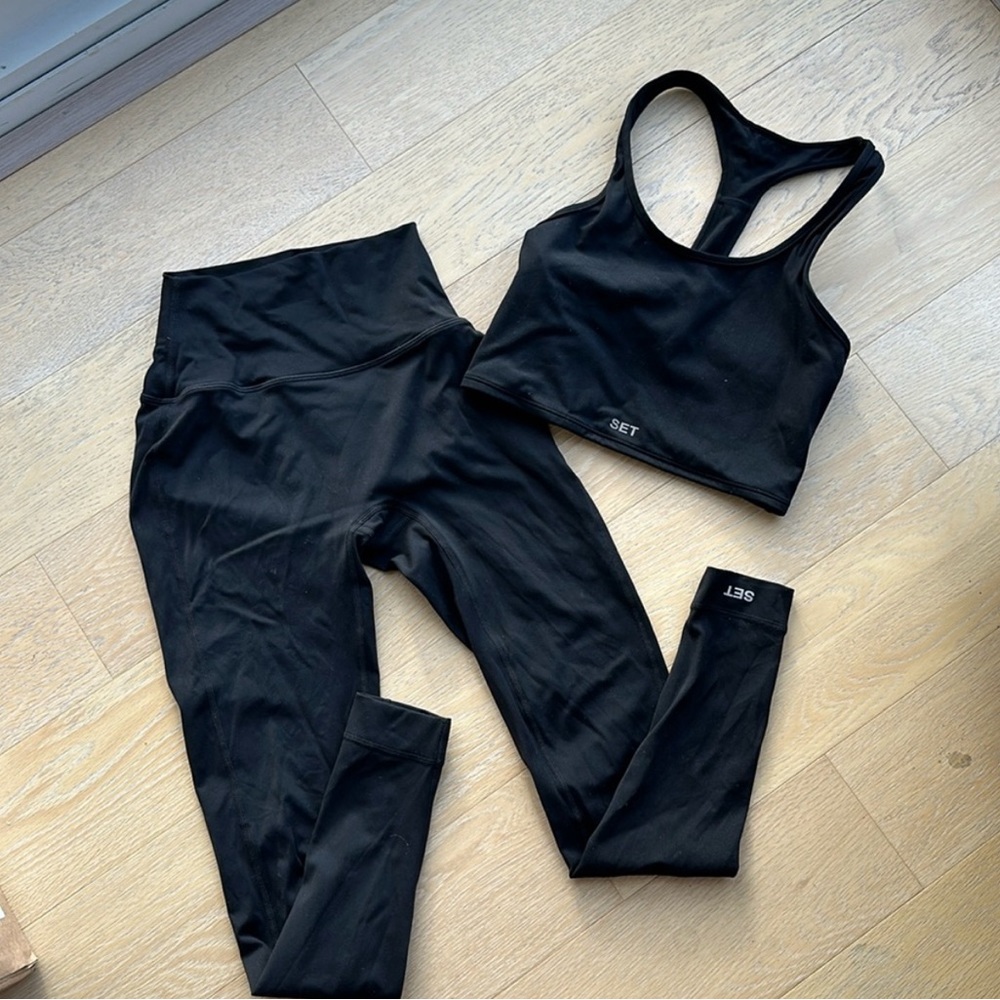 SET active top only in onyx size XS